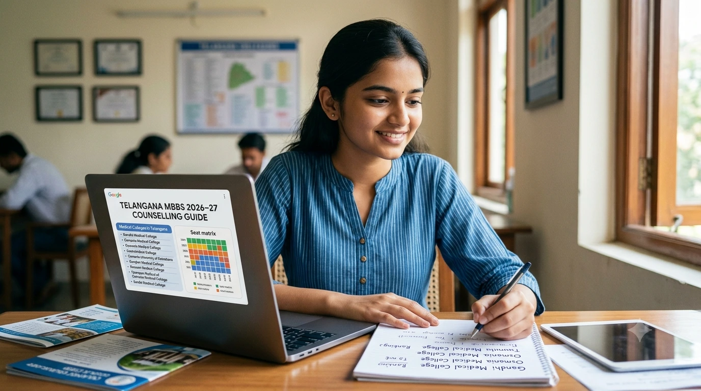 Telangana MBBS 2026: The 25-Point College Decision Scorecard — Rank Smarter, Not Harder